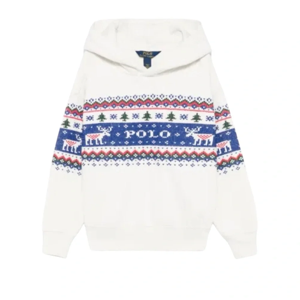NWT Polo Ralph Lauren Kids Logo Fleece Hoodie Holiday Winter Classic Preppy Warm